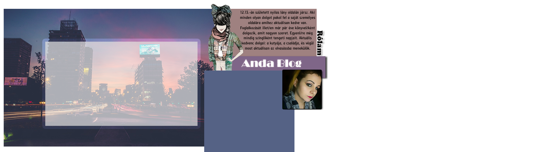 ● Anda blog ● - KNYVAJNLK, BLOG SOK MINDEN MS... 